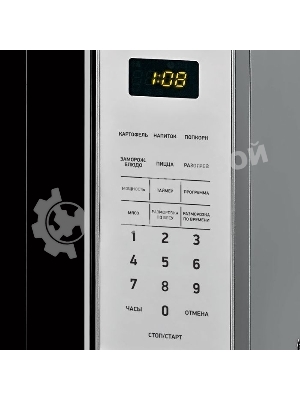 Микроволновая печь BBK 20MWS-729S/BS серебристый/черный, 20 л, 700 Вт, переключатели - сенсор