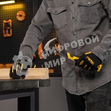 Молоток-гвоздодер Denzel 450 г, цельнокованый, боек с магнитом, двухкомп. обрезин. рук-ка