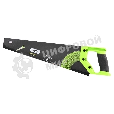 Ножовка по дереву Deli DL6840B 400мм, сталь 65Mn, шлифовка зубцов с 3-х сторон, рукоять из двухкомпонентного противоударного пластика