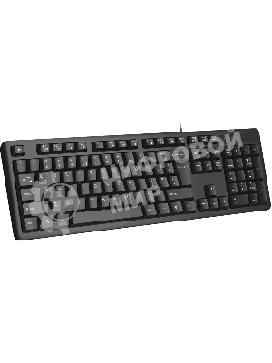 Клавиатура проводная A4Tech KKS-3, USB, черный