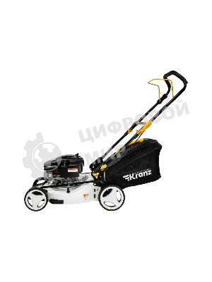 Газонокосилка бензиновая Kranz KR-430NSP несамоходная, 150 см3, 43 см