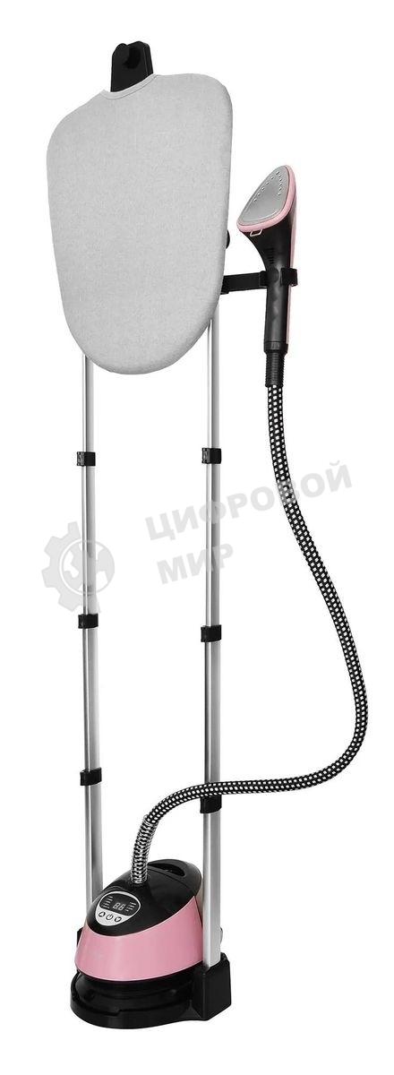 Отпариватель Hyundai H-US02543 розовый/черный, 1800 Вт, 40 г/мин, 1350 мл