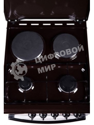 Плита комбинированная Flama RK 2211 B черный, конфорок 2 газовых и 2 электрических, духовка 50 л, 50 см x 85 см x 60 см