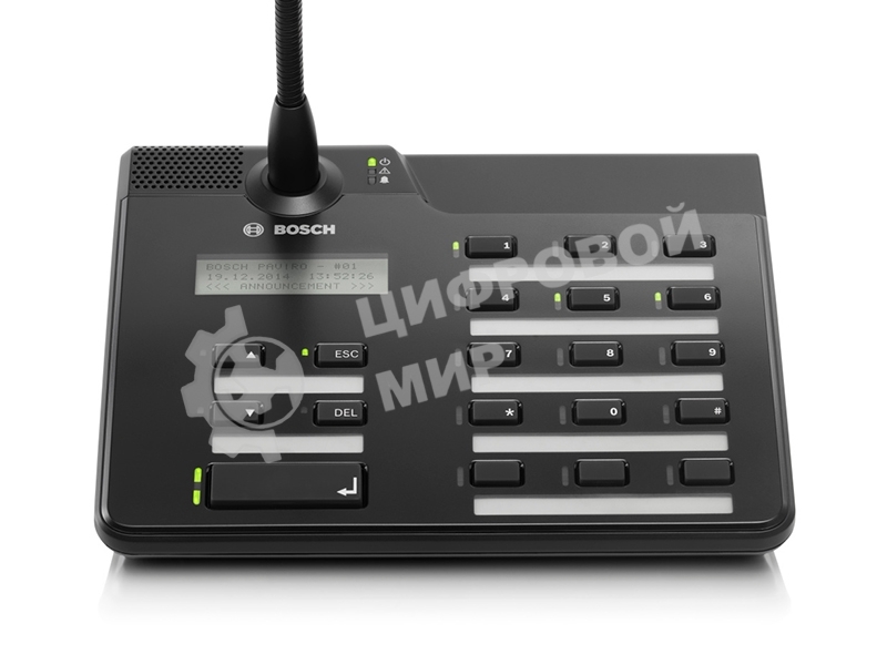 Компонент системы оповещения Bosch PVA-15CST вызывная станция PAVIRO F01U298720