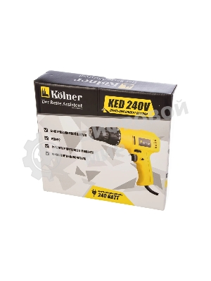 Дрель-шуруповерт Kolner KED 240 V, 240Вт, 13 Нм, щеточный