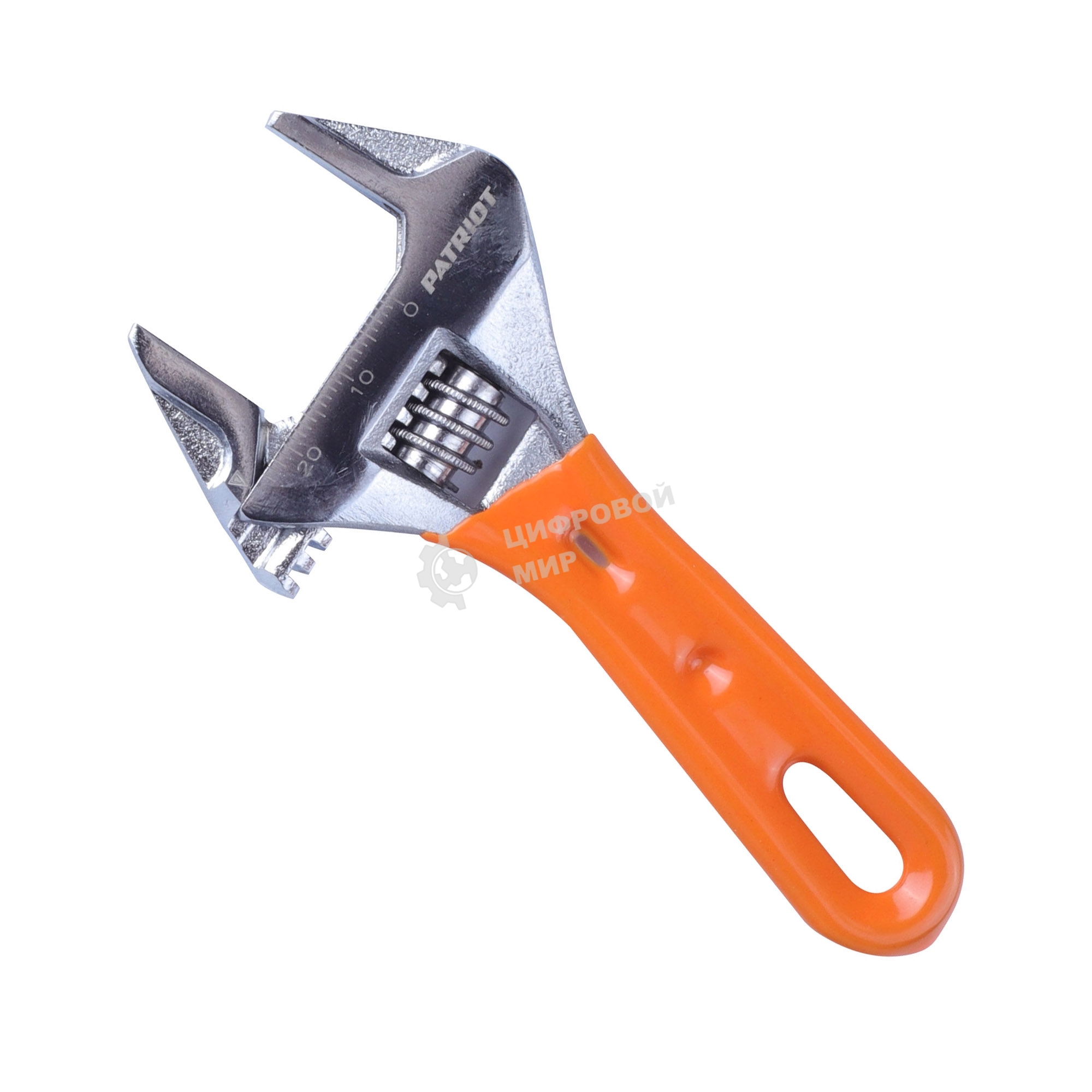 Ключ разводной Patriot SAW 115, Cr-V, тонкие губки, укороченная рукоять, 115 мм, зев 24 мм