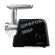 Мясорубка электрическая Brayer BR1612 черный, 2000 Вт, 2.0 кг/мин, реверс, защита от перегрузки, металлический лоток, насадки - 6