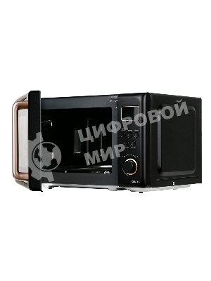 Микроволновая печь Centek CT-1565 черный, 20 л, 700 Вт, переключатели - кнопки, поворотный механизм