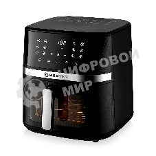 Аэрогриль Brayer 2038BR черный, 1600 Вт, 7 л, сенсор, 12 программ