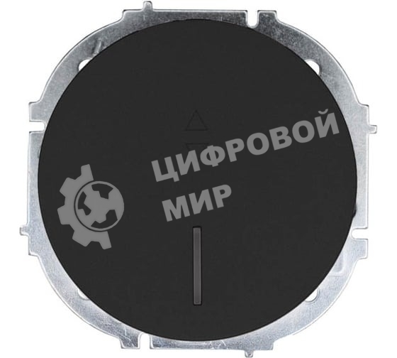 Выключатель проходной 1-кл. СП OSEN 10А IP20 с подсветкой механизм черный бархат LEZARD 743-4288-114