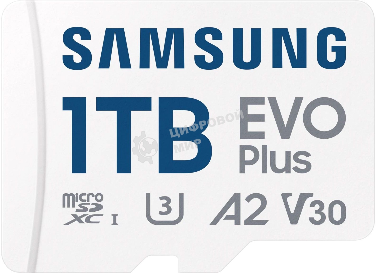 Флеш карта Samsung EVO Plus MicroSDXC MB-MC1T0SA/KR 1Tb A2 U3 V30 +SD Adapter
