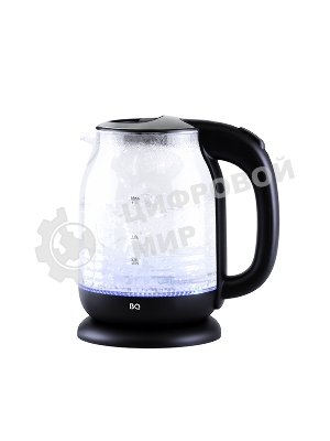 Чайник электрический BQ KT1833G черный/стальной, 2200 Вт, 1.7 л