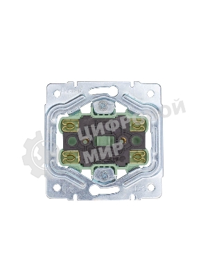 Розетка 2-м LEZARD СП OSEN без заземл. ПБТ, механизм, черный бархат 743-4200-128B