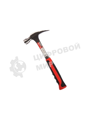 Молоток-гвоздодер Matrix 10463 570 г, цельнометаллический, двухкомпонентная рукоятка