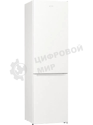 Холодильник Gorenje NRK6201PW4 белый двухкамерный 235/96л морозилка снизу, No Frost