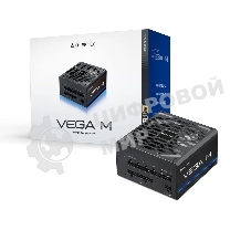 Блок питания Chieftec Vega M PPG-750-C (ATX 3.1, 750W, 80 PLUS GOLD, Active PFC, 135mm fan, Gen5 PCIe, Full Cable Management) Retail