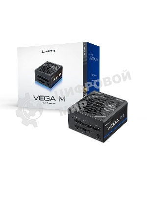 Блок питания Chieftec Vega M PPG-750-C (ATX 3.1, 750W, 80 PLUS GOLD, Active PFC, 135mm fan, Gen5 PCIe, Full Cable Management) Retail