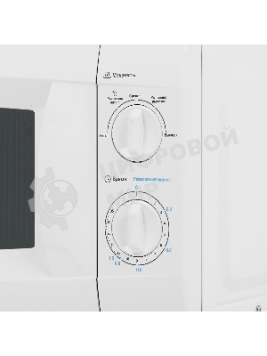 Микроволновая печь Midea MM720CKE белый, 20 л, 700 Вт, переключатели - поворотный механизм