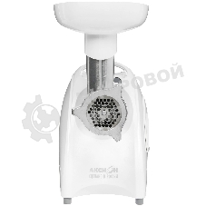 Мясорубка электрическая Аксион М641.02 белый, 2000 Вт, 3 кг/мин, реверс, защита от перегрузки, насадки - 6