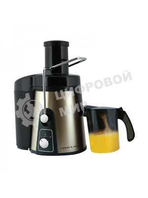 Соковыжималка Zigmund & Shtain EJ-750 бронзовый, центробежная, 1000 Вт, 900 мл, механическое