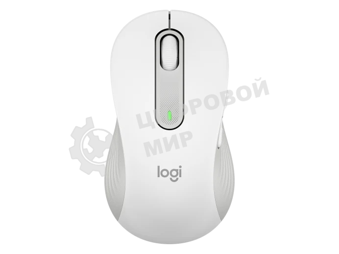Мышь беспроводная Logitech Signature M650 L белый, 4000 dpi, радиоканал, Bluetooth, USB, кнопки - 5