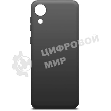 Чехол (клип-кейс) BoraSCO Microfiber Case для Samsung Galaxy A03 Core черный