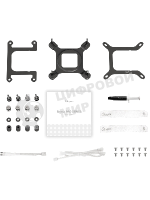 Система жидкостного охлаждения Ocypus Sigma L36 PRO WH IPS Display/ white/ 310W/ All Intel/ AMD AM* / Screws