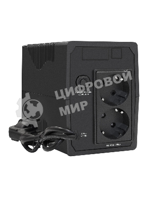 Источник бесперебойного питания ExeGate Power Smart ULB-850.LCD.AVR.EURO.RJ 850VA/480W, LCD, AVR, 2 евророзетки, черный