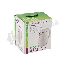 Чайник электрический Homestar HS-1007 1,7 л, 1500 Вт, белый