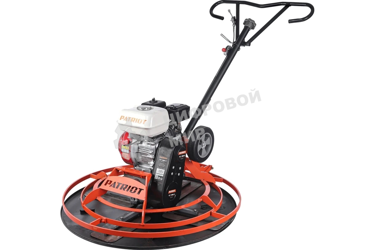 Машина затирочная по бетону PATRIOT PCT 1000W Honda (бензиновая) (1+1) 5,5 л.с., 1.4 л/ч, 3.6 л