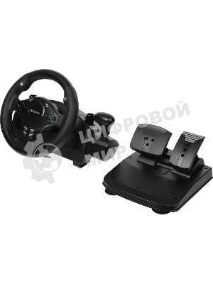 Игровой руль DEFENDER (64067) Rager черн,PC/PS/Xbox/Switch,педали