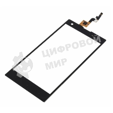 Сенсорное стекло (тачскрин) для Fly IQ4511 Tornado One Octa, черное