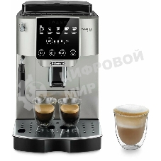 Кофемашина DeLonghi ECAM220.30.SB серебристо-черный, исп. кофе - зерновой/молотый, 1.8 л, 1450 Вт, 15 бар