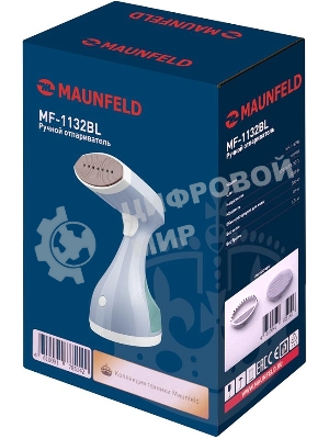Отпариватель Maunfeld MF-1132BL синий, 1500 Вт, 25 г/мин, 300 мл