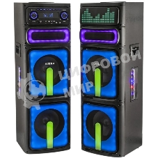 Минисистема Supra SMB-2050, 180Вт, FM USB BT SD, черный