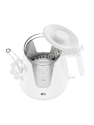 Чайник электрический BQ KT0046DW белый, 2200 Вт, 1л