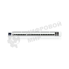 Коммутатор Ubiquiti UISP Switch Pro PoE-коммутатор, 24х 1G RJ45, 4х 10G SFP+, раздача 220 Вт