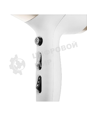 Фен Kelli KL-1125 белый/золотистый, 2400 Вт