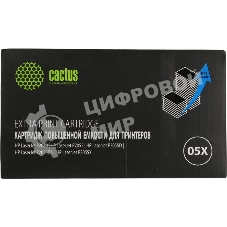 Картридж лазерный Cactus CS-CE505X-MPS черный (13000стр.) для HP LaserJet P2050/P2055/P2055D/P2055DN/P2055X