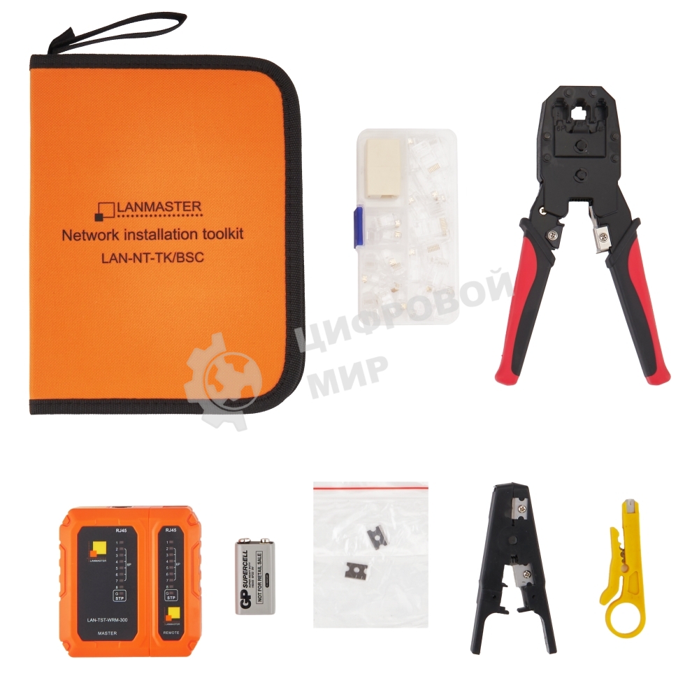 Набор инструментов Lanmaster СКС Basic LAN-NT-TK/BSC для инсталлятора
