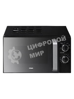 Микроволновая печь BBK 20MWS-776M/B-M черный, 20 л, 700 Вт, переключатели - поворотный механизм