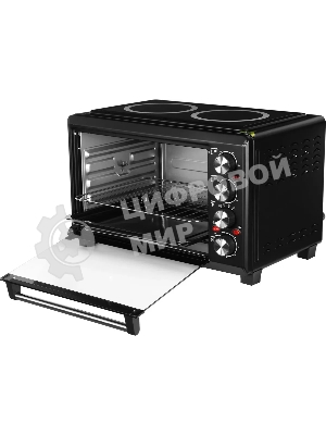 Мини-печь Hyundai MIO-HY086 38 л, 1600 Вт, черный