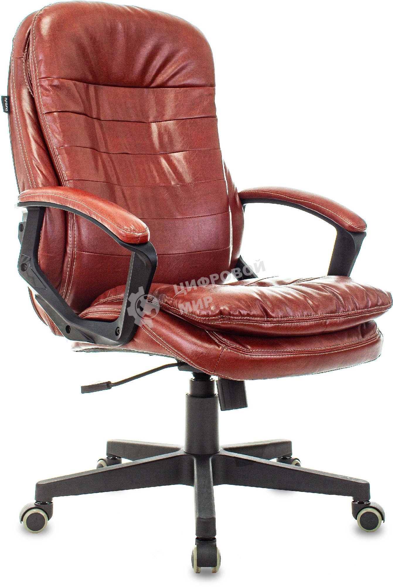 Кресло Бюрократ T-9950LT Boroko-37 коричневый, экокожа