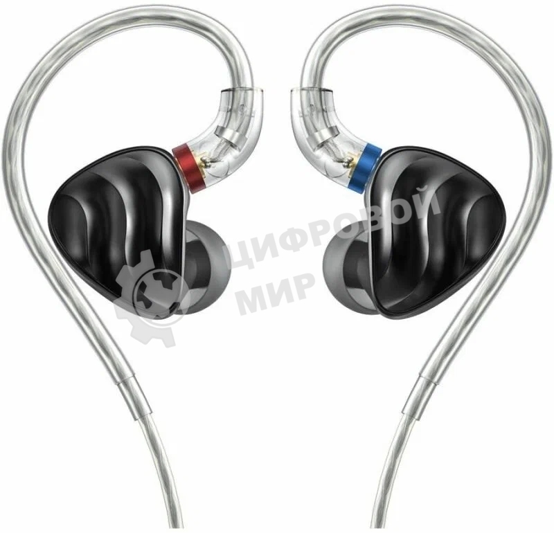 Проводные наушники FiiO FH3 черный, внутриканальные, Jack 3.5 мм