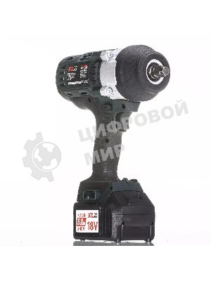 Профессиональный бесщеточный гайковерт аккумуляторный KLPRO KLSS18BHX-50 (18В, Li-ion-2шт, 5.0Ач, 800Нм, 2 скорости, подсветка,З/У,в кейсе)