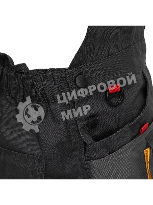 Полукомбинезон профессиональный рабочий Denzel 65% полиэстер 35% хлопок, XXL