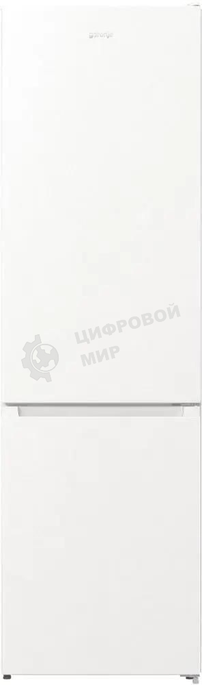 Холодильник Gorenje NRK6201PW4 белый двухкамерный 235/96л морозилка снизу, No Frost