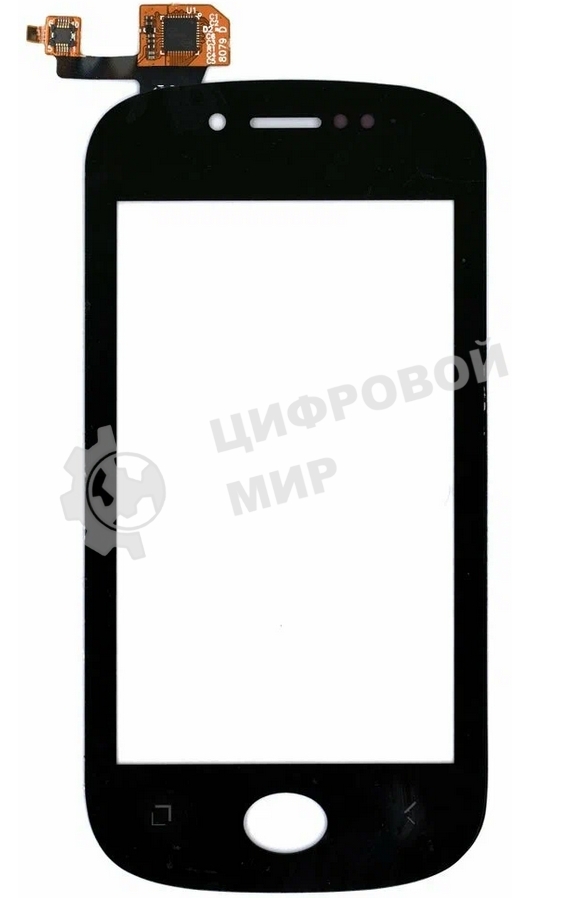 Сенсорное стекло (тачскрин) для Fly IQ448 Chic, черное