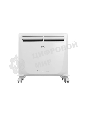 Конвектор электрический Ballu Enzo BEC/EZER-1000 белый, 1000 Вт, 15 м2, термостат, дисплей