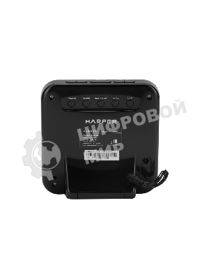Радиобудильник Harper HCLK-2060 черный - белый led